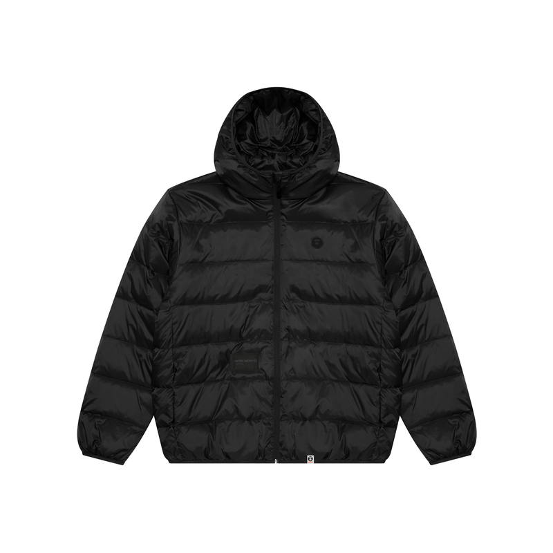 Aape Aape By *A Bathing APE® Mooonface Logo Hooded Down Jacket
