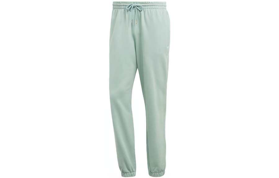 Adidas Originals Knitted Sweatpants Men's Green Moderate Cuffed Pants