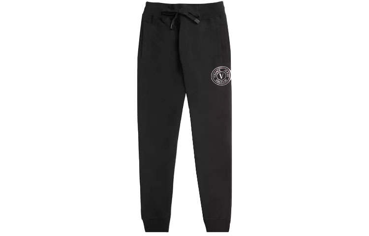 VERSACE JEANS COUTURE Knitted Sweatpants Men's Black
