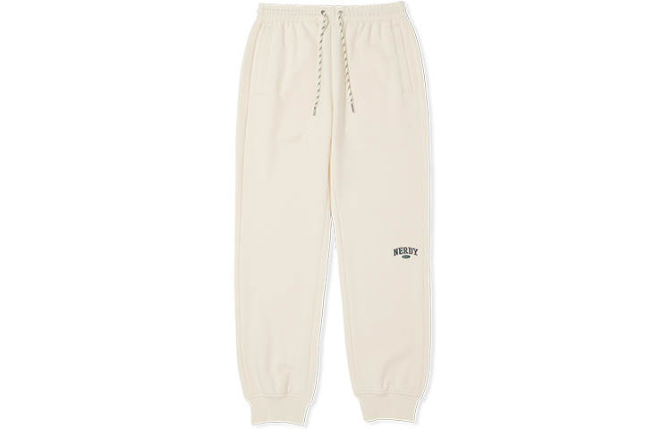 Nerdy Nerdy FW22 Casual Pants Unisex Cream