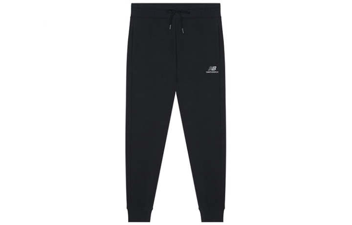 New Balance New Balance Knitted Sweatpants Men's Black Moderate Cuffed Pants