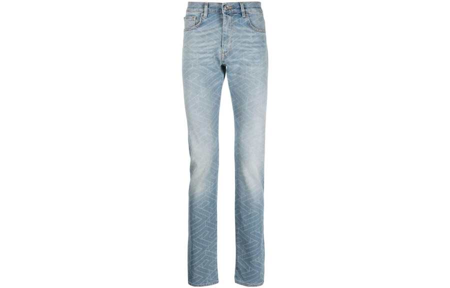 VERSACE VERSACE SS23 Holiday Jeans Men's Light Blue