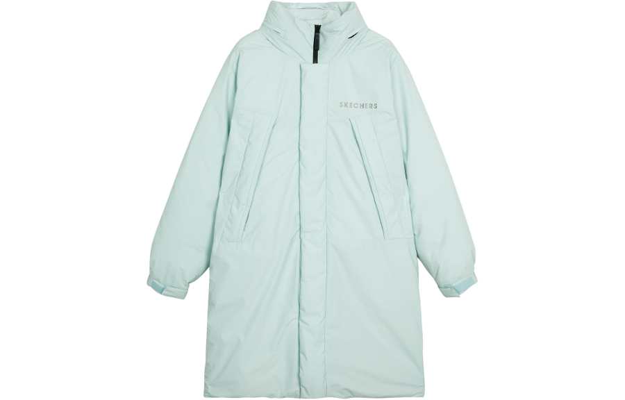 Skechers Skechers Down Jacket Unisex Mint Blue
