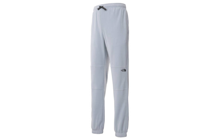 THE NORTH FACE Fleece Pants Men's Gray Thickened Cuffed Pants