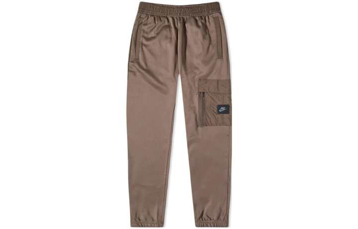 Nike Nike Knitted Sweatpants Men's Coffee Moderate Cuffed Pants