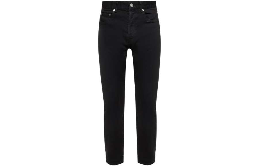 SAINT LAURENT Jeans Men's Black Moderate Tapered Pants