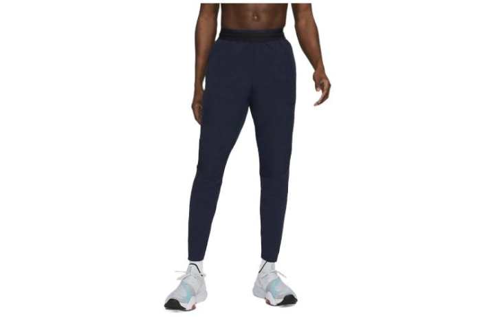 Nike Nike Knitted Sweatpants Men's Blue Moderate Slim Fit Pants