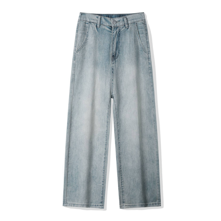 TEN MIRO Jeans Unisex Thin Straight Fit Pants