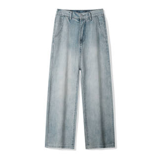TEN MIRO Jeans Unisex Thin Straight Fit Pants