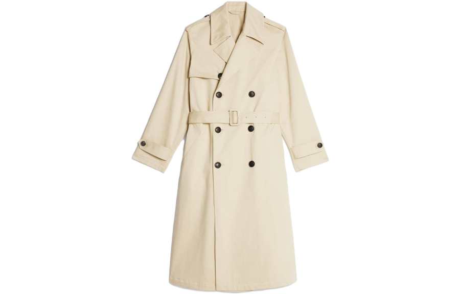 AMIPARIS AMIPARIS Trench Coat Men's Ecru