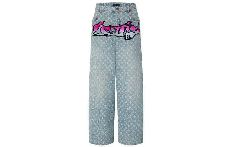 LOUIS VUITTON Baggy Denim Pants