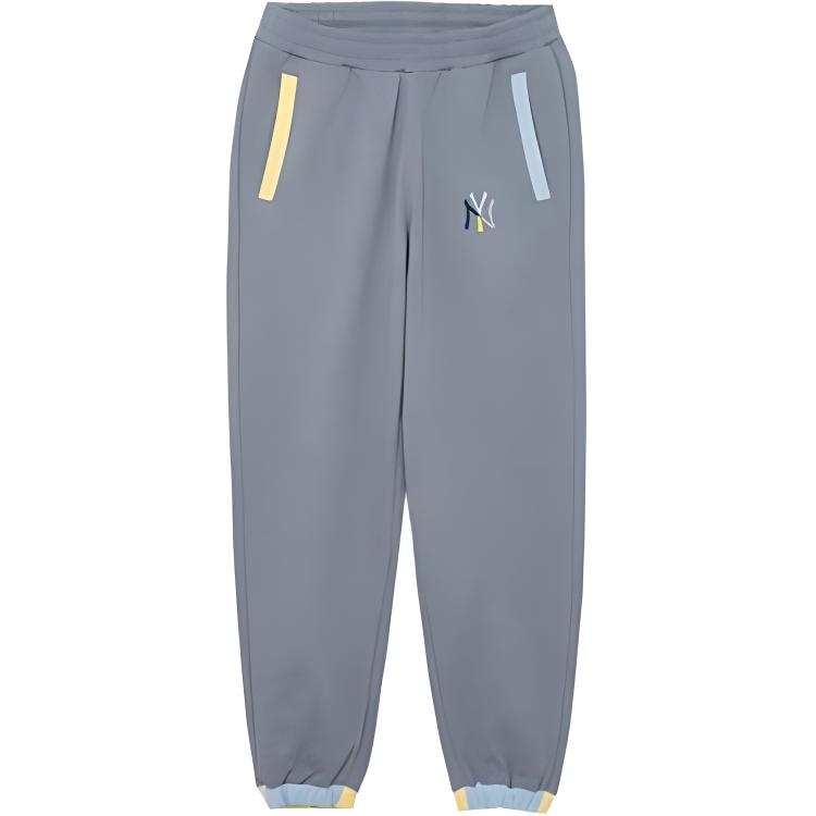 New Era Knitted Sweatpants Unisex Gray Moderate Cuffed Pants