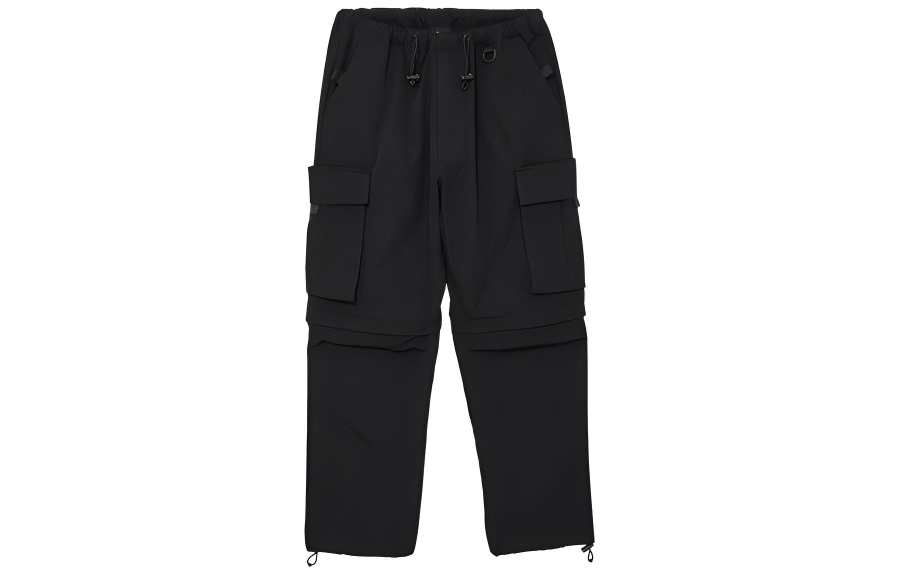 New Era Cargo Pants Unisex Black Moderate