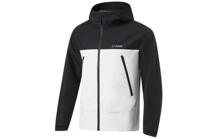 Li-Ning Li Ning Lotus Leaf Trench Coat Men's Black/Ivory