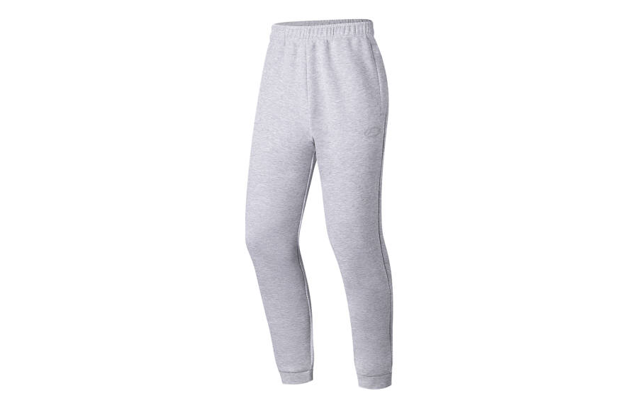 Li-Ning Li Ning Fitness Series Knitted Sweatpants Men's Heather Gray Moderate Cuffed Pants