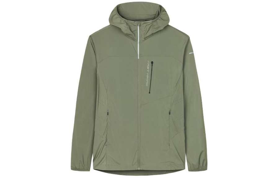 Anta Outdoor Collection Trench Coat Men's Murky Olive Green