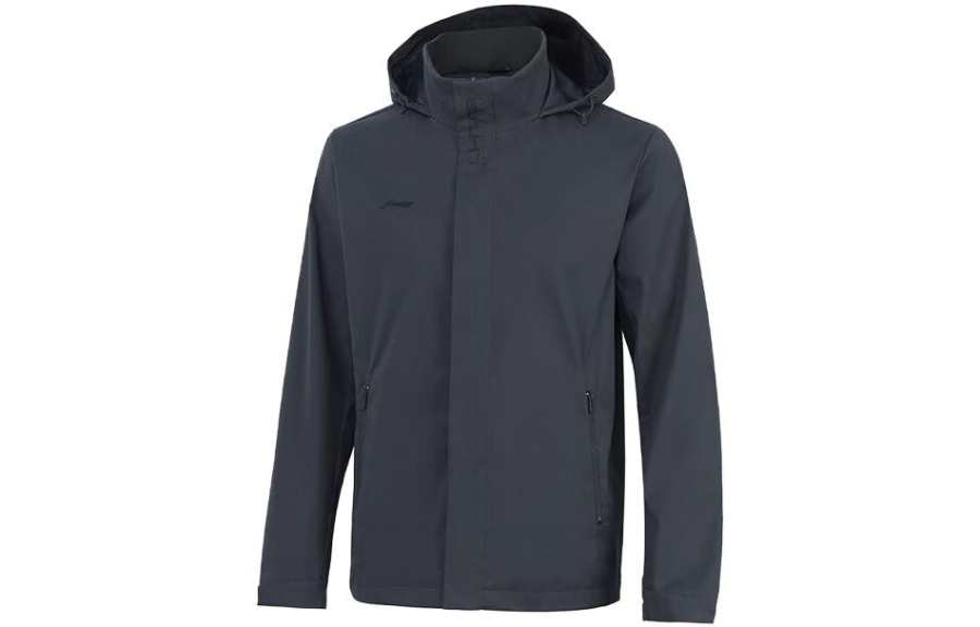 Li-Ning Li Ning Fitness Series Trench Coat Men's Ebony Black