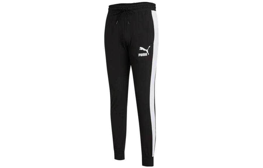 PUMA PUMA Knitted Sweatpants Men's Black