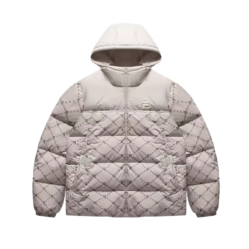 FILA FUSION FOB Down Jacket Unisex Skin Gray