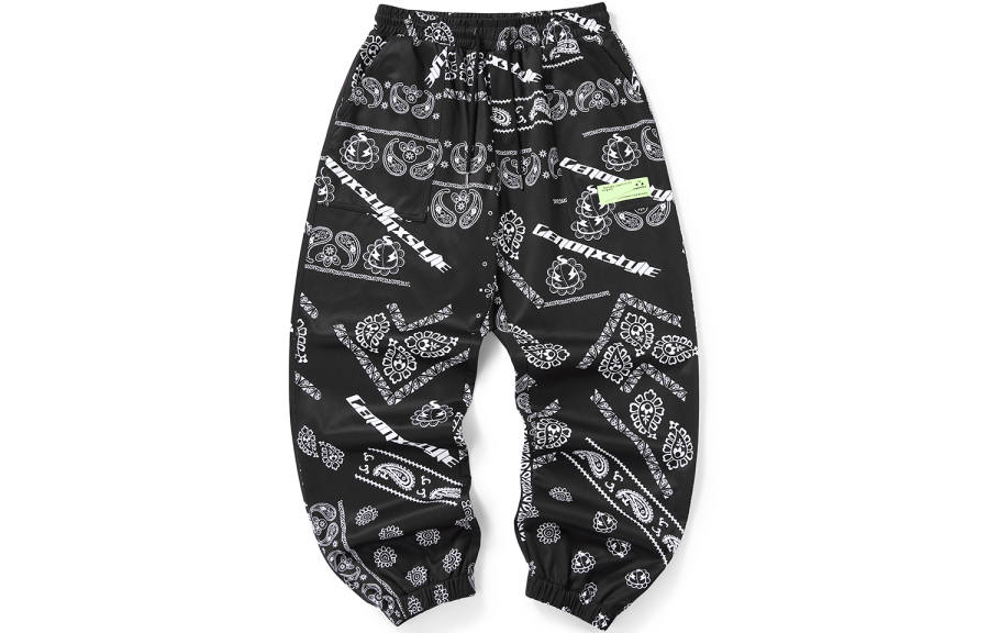 GENANX Casual Pants Unisex Moderate Straight Fit Pants