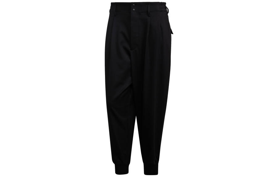 Y-3 Y 3 Casual Pants Men's Black Thin Cuffed Pants
