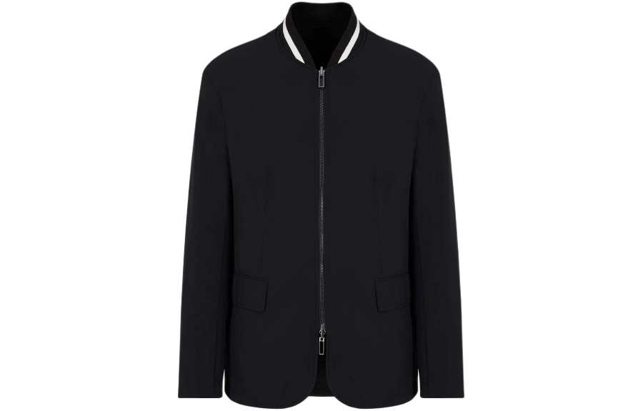EMPORIO ARMANI Long Sleeved Zip Up Jacket