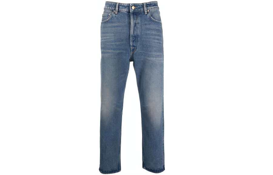 Golden Goose Deluxe Brand Washed Effect Straight Leg Jeans