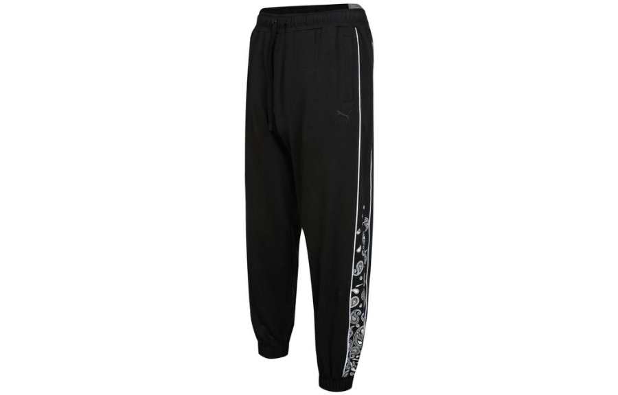 PUMA FW22 Knitted Sweatpants Unisex Black