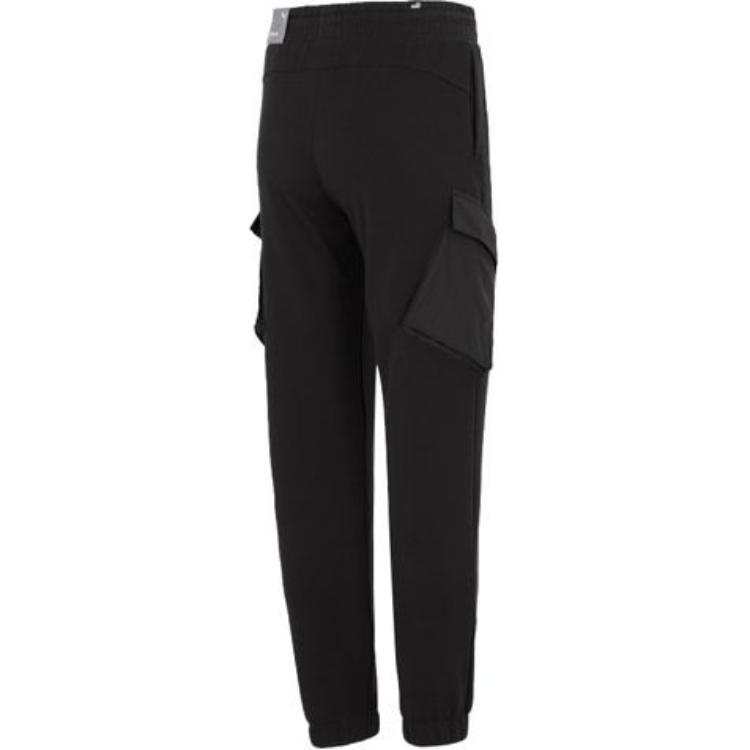 PUMA PUMA Knitted Sweatpants Men's Black Moderate Cargo Pants