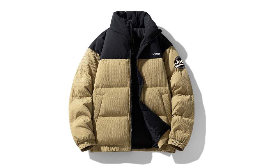 Jeep Jeep Down Jackets Unisex Stand Collar Moderate Down Jacket