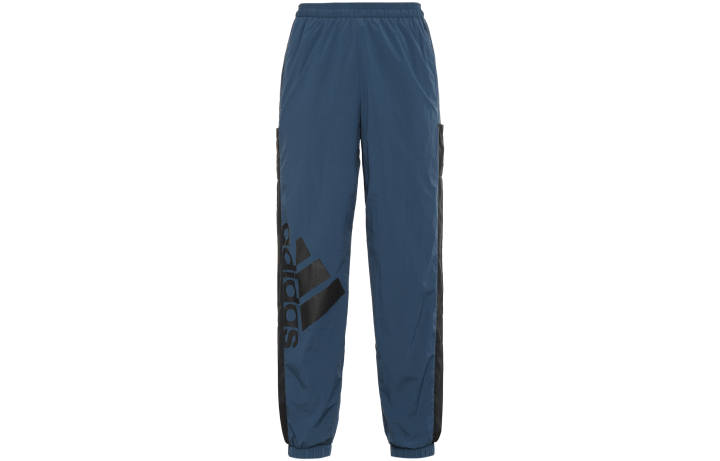 Adidas Adidas Knitted Sweatpants Men's Blue Moderate Cuffed Pants