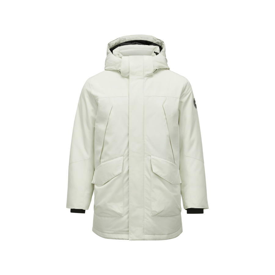 Skechers Sports League Collection Down Jacket Men's Silver Birch White
