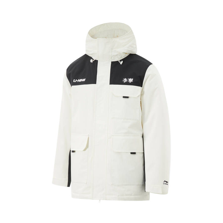Li-Ning Li Ning Hot Pots Down Collection Down Jacket Unisex Ivory