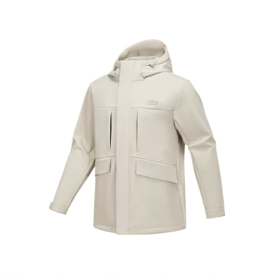 Skechers Basic Sports Collection Jackets & Coats Men's Durable Gray