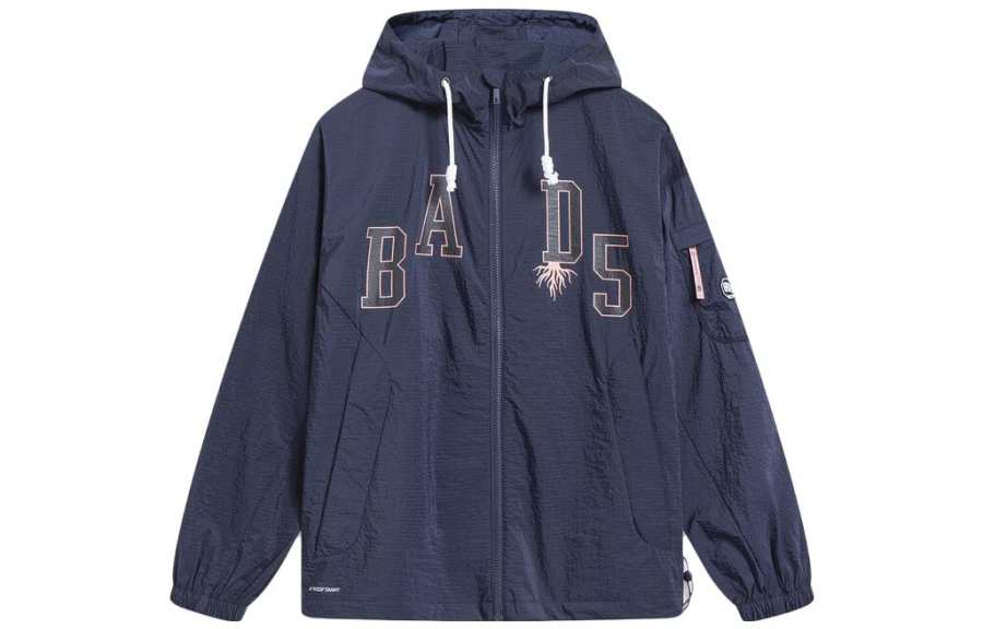 Li-Ning Li Ning Badfive Trench Coat Men's Dark Marine Blue