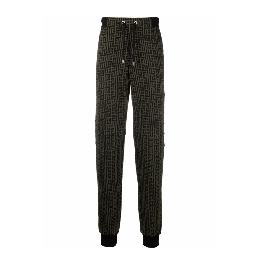 BALMAIN BALMAIN Monogram Drawstring Track Pants