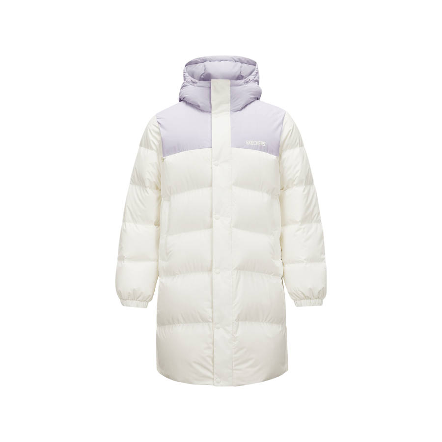 Skechers Wilderness Outdoor Collection Down Jacket Unisex Marshmallow White
