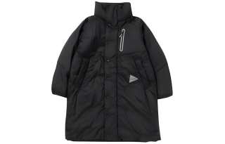 And Wander Puffer Jacket Unisex Black