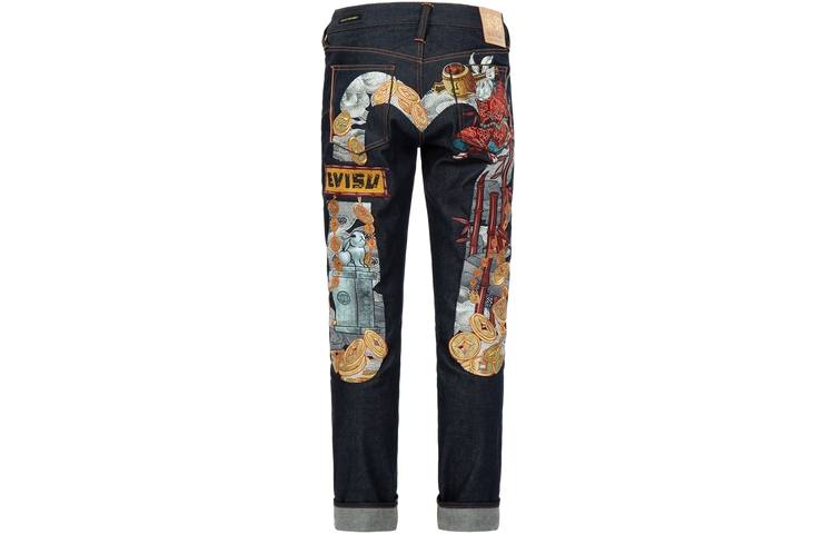 EVISU EVISU SS23 Jeans Men's Denim Blue