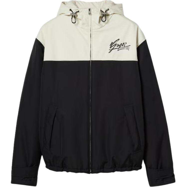 GUCCI Gucci canvas hooded jacket
