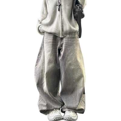 PANDA ADEVIL Jeans Unisex Gray Moderate