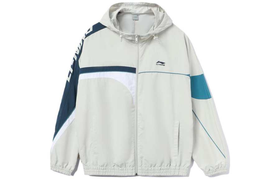 Li-Ning Li Ning Sports Trendy Collection Trench Coat Unisex Antarctic Gray
