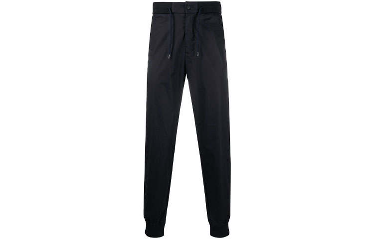 EMPORIO ARMANI Knitted Sweatpants Men's Black