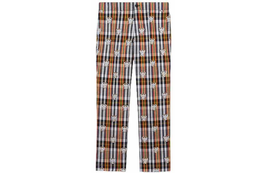 Burberry Casual Pants Men's Tagetes Erecta Yellow