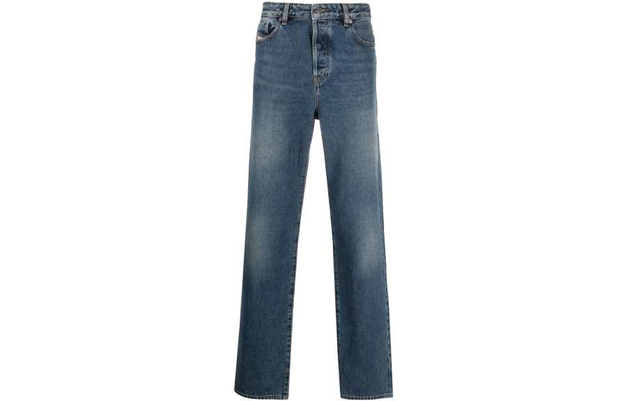 DIESEL Jeans Men's Blue Moderate Straight Fit Pants