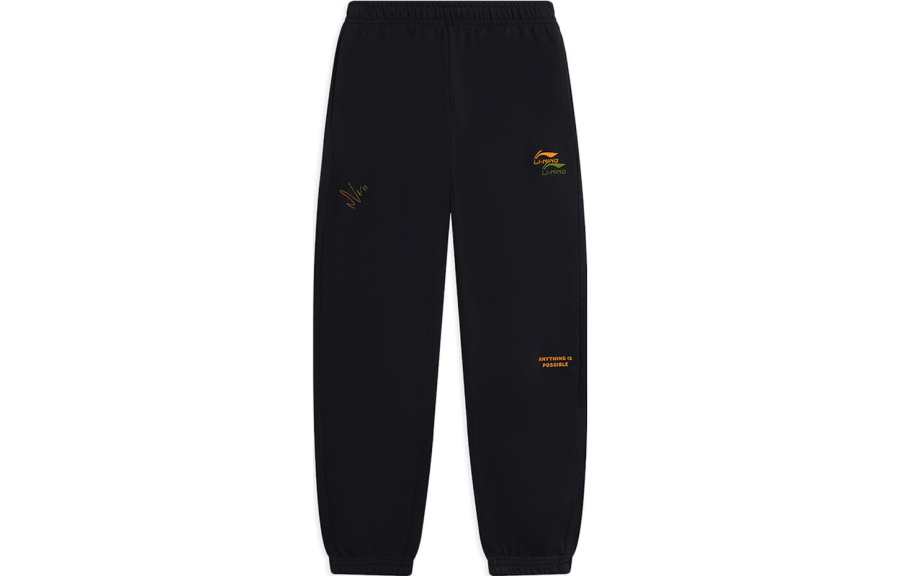Li-Ning Li Ning Knitted Sweatpants Men's Black