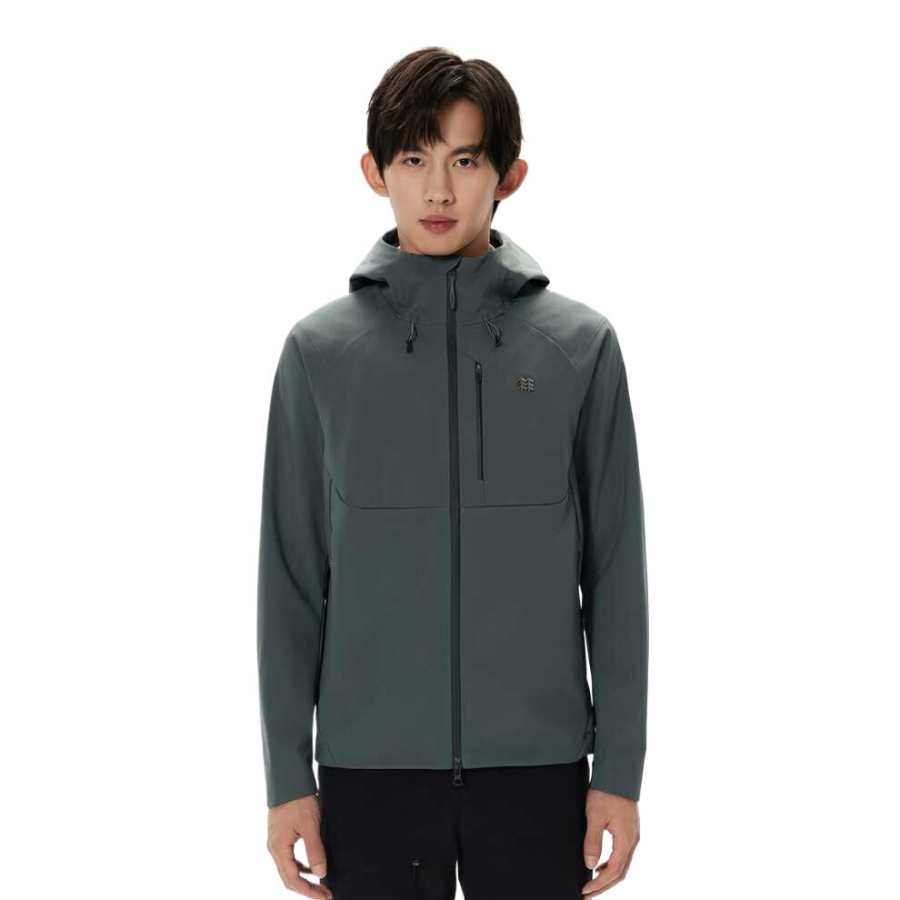KOLON SPORT Jackets Men's Hooded Moderate Soft Shell