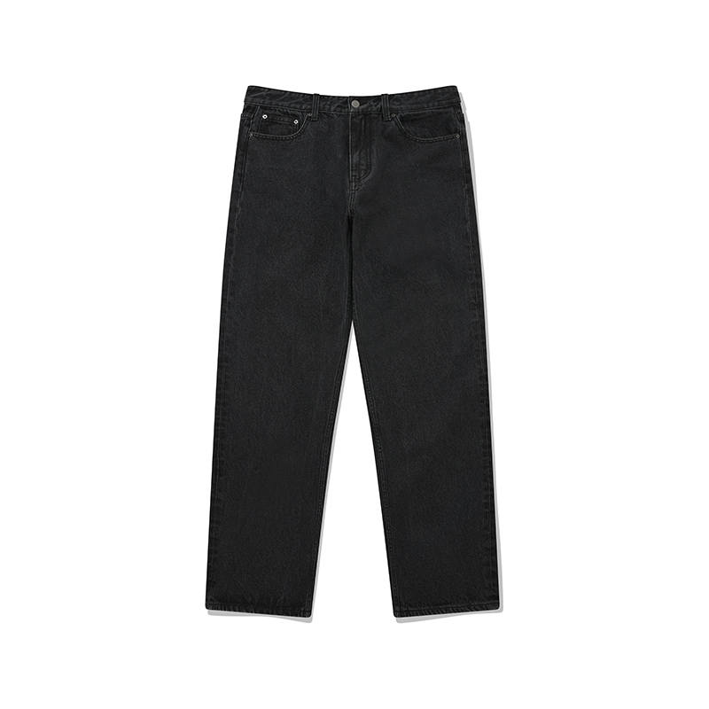 COVERNAT Jeans Unisex Black Moderate Straight Fit Pants