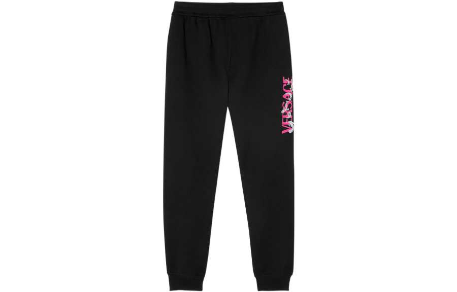 VERSACE VERSACE FW22 Knitted Sweatpants Men's Black