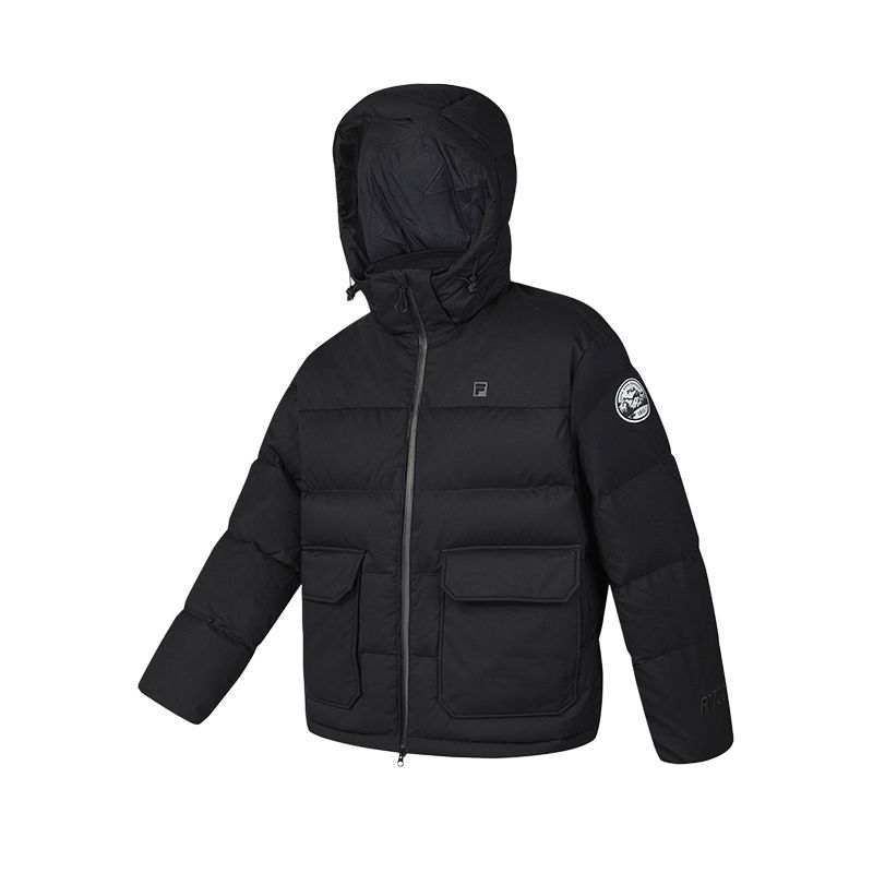 FILA Fitness Down Jacket Unisex Jet Black
